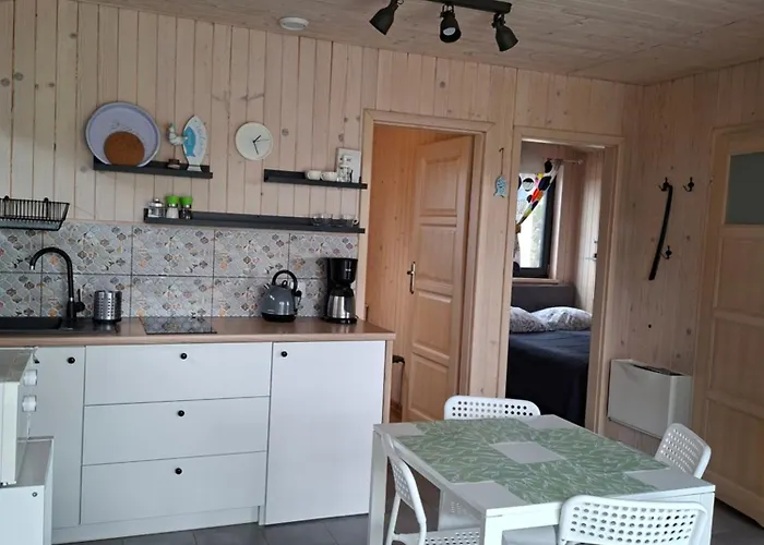 Perla Szotlandu Ii بيت خشبي Władysławowo